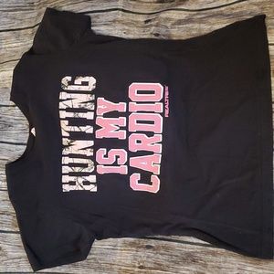 Pink camo hunting shirt